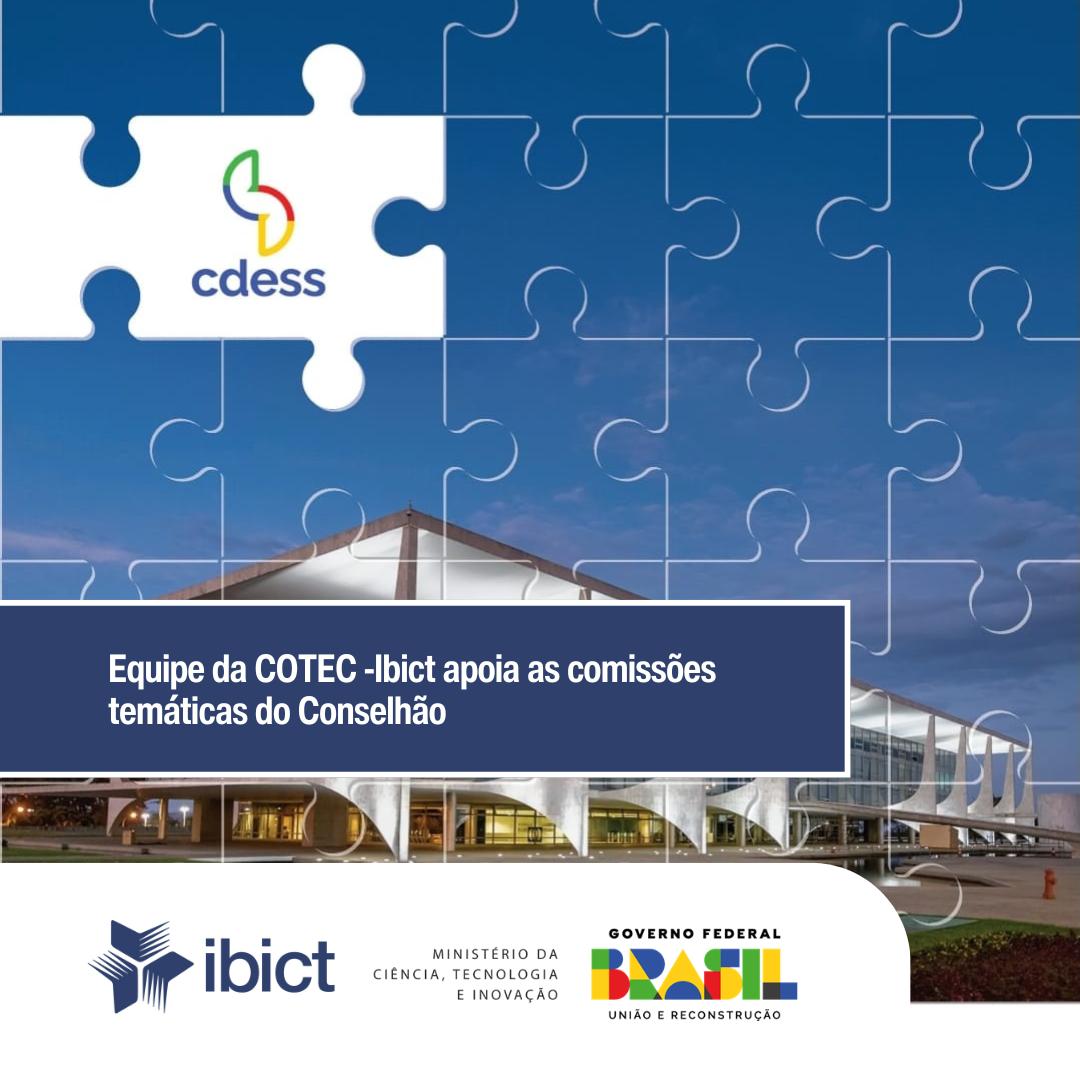 IMG -  Equipe da COTEC -Ibict apoia as comissões temáticas do Conselhão