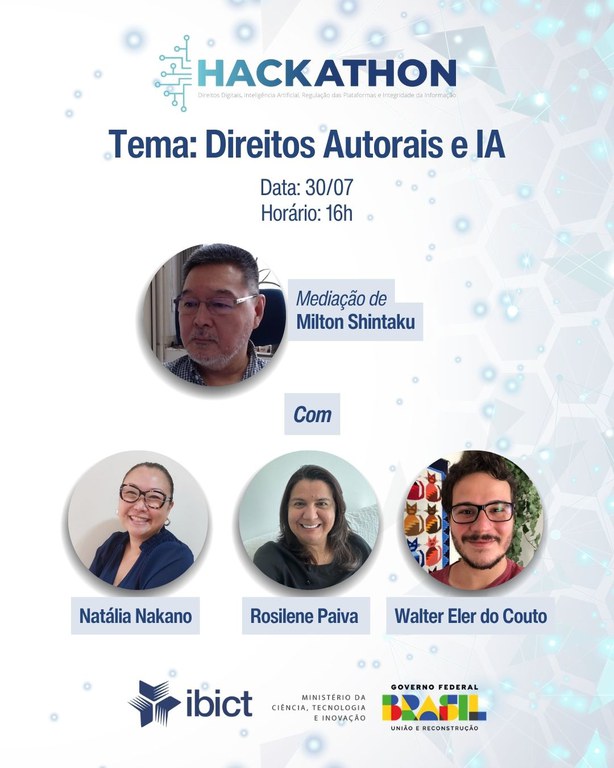 IMG-  Inteligência artificial e direitos autorais são tema de live