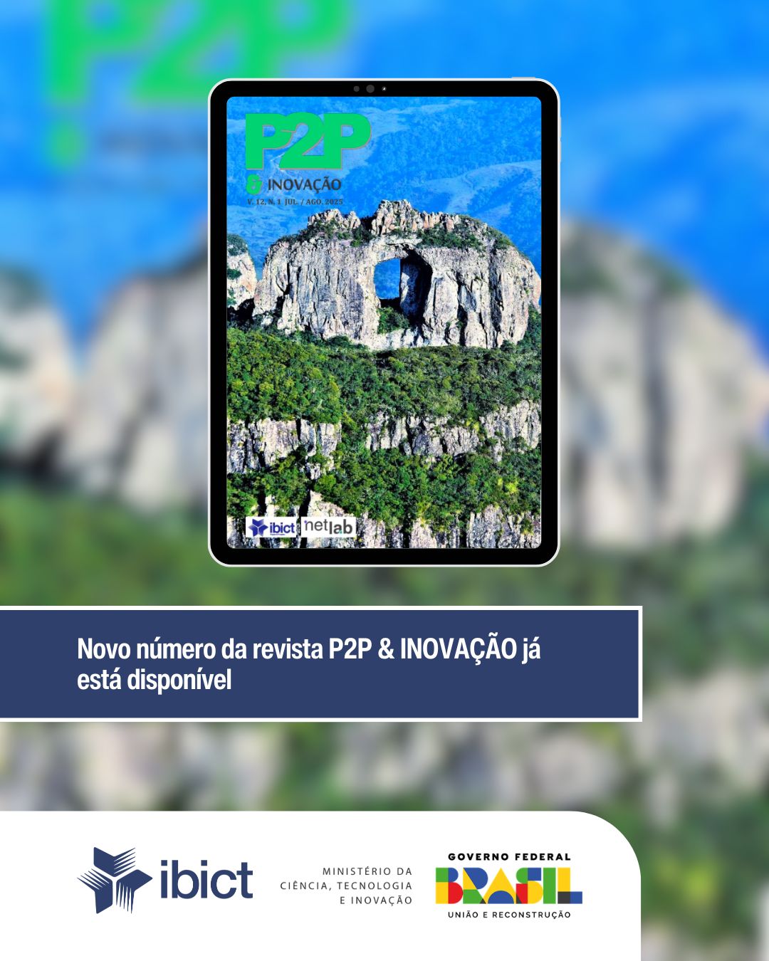 Novo número da revista P2P & INOVAÇÃO já está disponível
