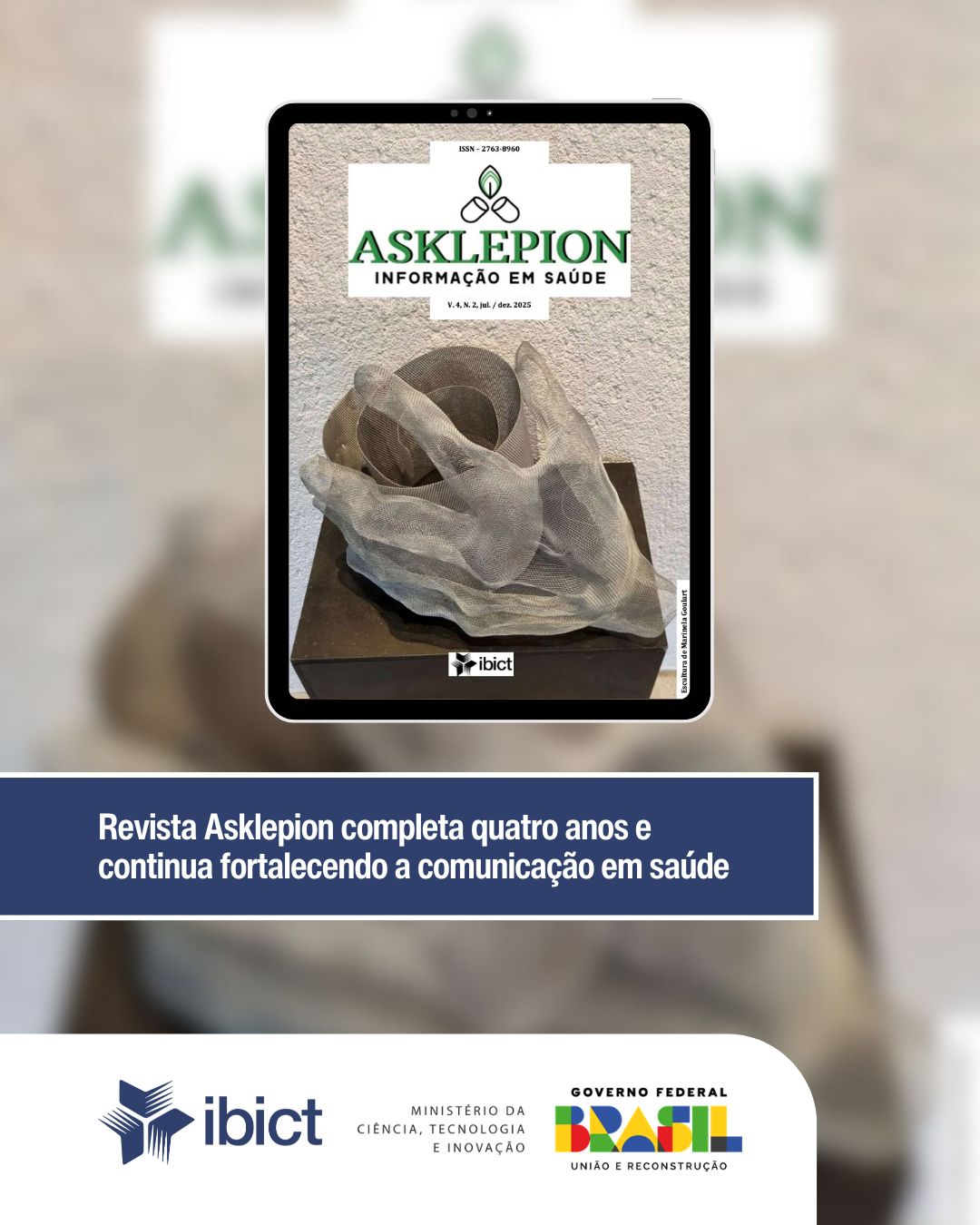 Revista Asklepion completa quatro anos e continua fortalecendo a comunicação em saúde
