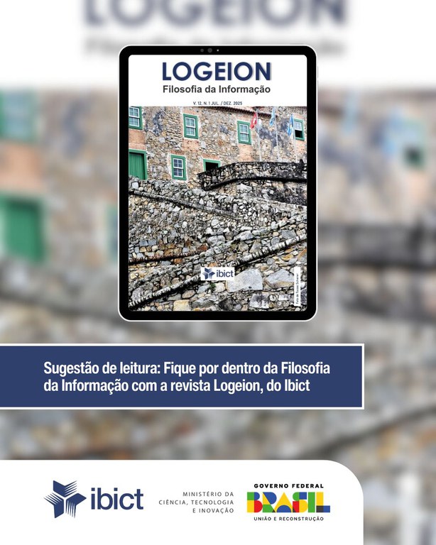 Sugestão de leitura: Fique por dentro da Filosofia da Informação com a revista Logeion, do Ibict