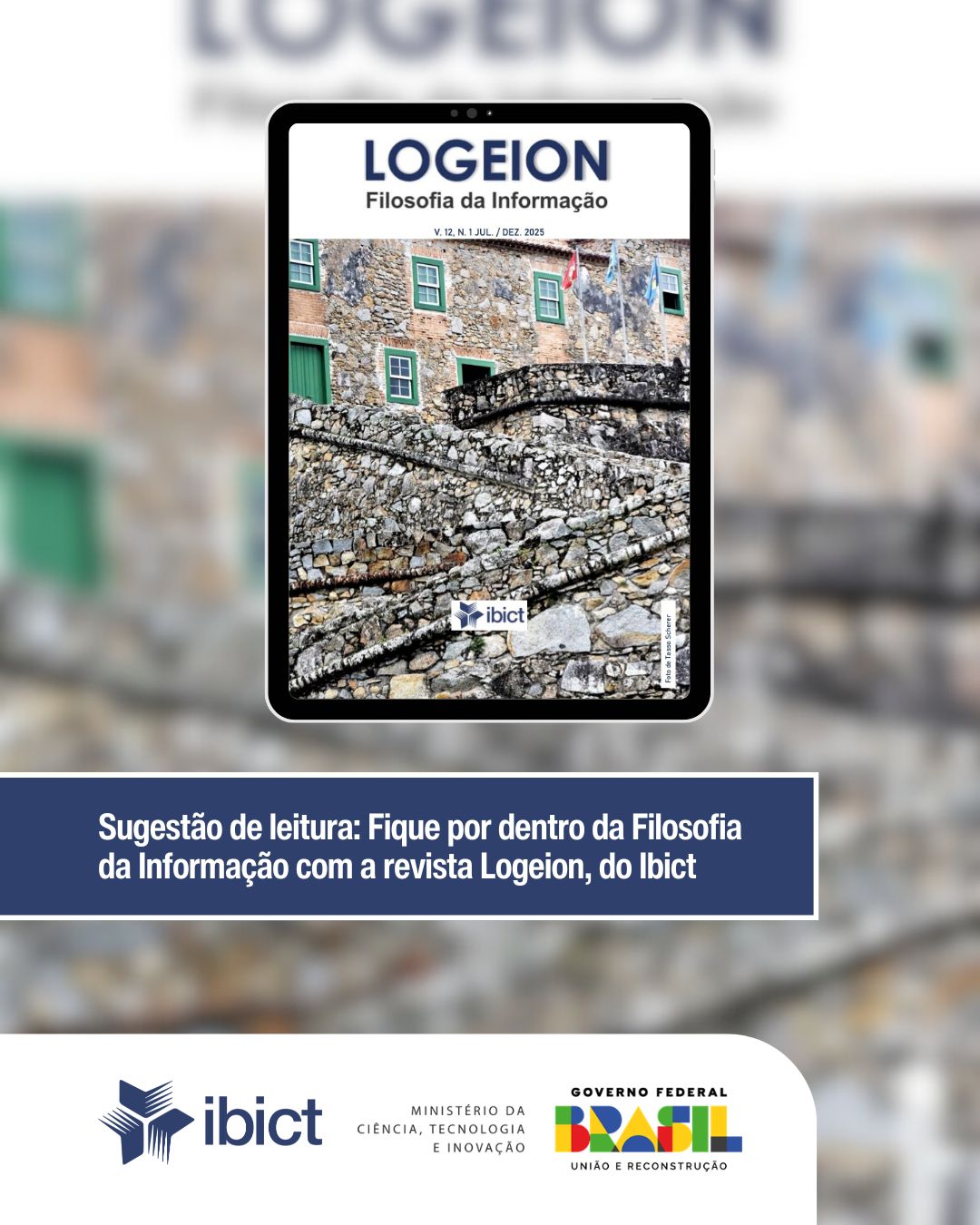 Sugestão de leitura: Fique por dentro da Filosofia da Informação com a revista Logeion, do Ibict