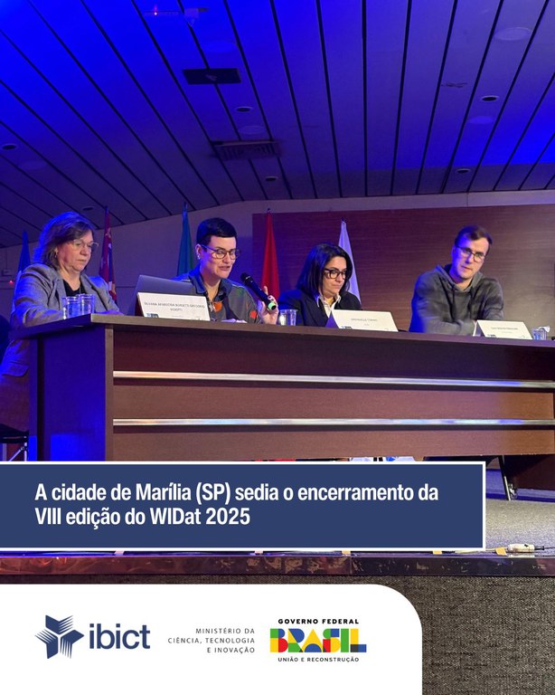 A cidade de Marília (SP) sedia o encerramento da VIII edição do WIDat 2025