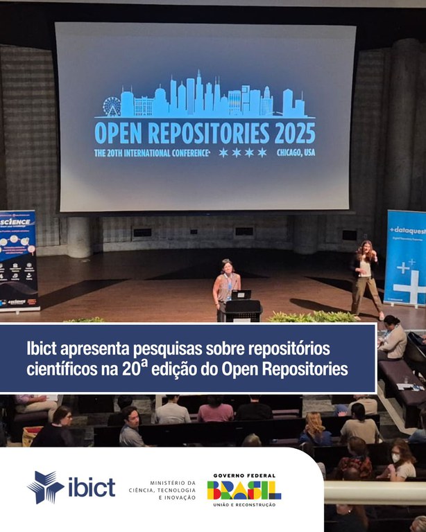 IMG- Ibict apresenta pesquisas sobre repositórios científicos na 20ª edição do Open Repositories