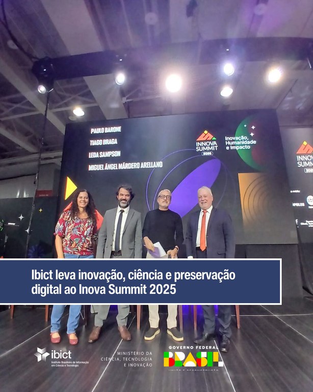 Ibict leva inovação, ciência e preservação digital ao Inova Summit 2025