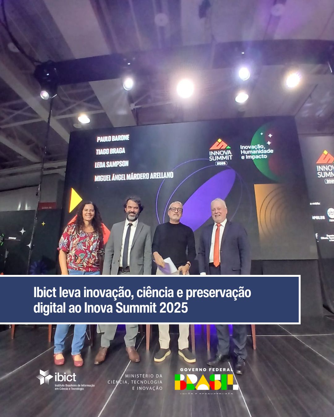 Ibict leva inovação, ciência e preservação digital ao Inova Summit 2025