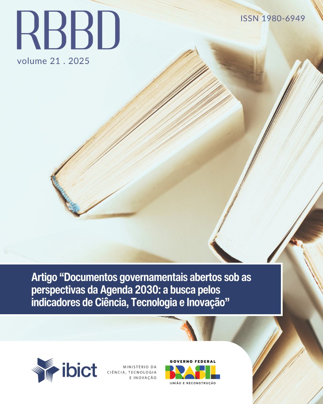IMG - Sugestão de Leitura:"Documentos governamentais abertos sob as perspectivas da Agenda 2030: a busca pelos indicadores de C&TI”