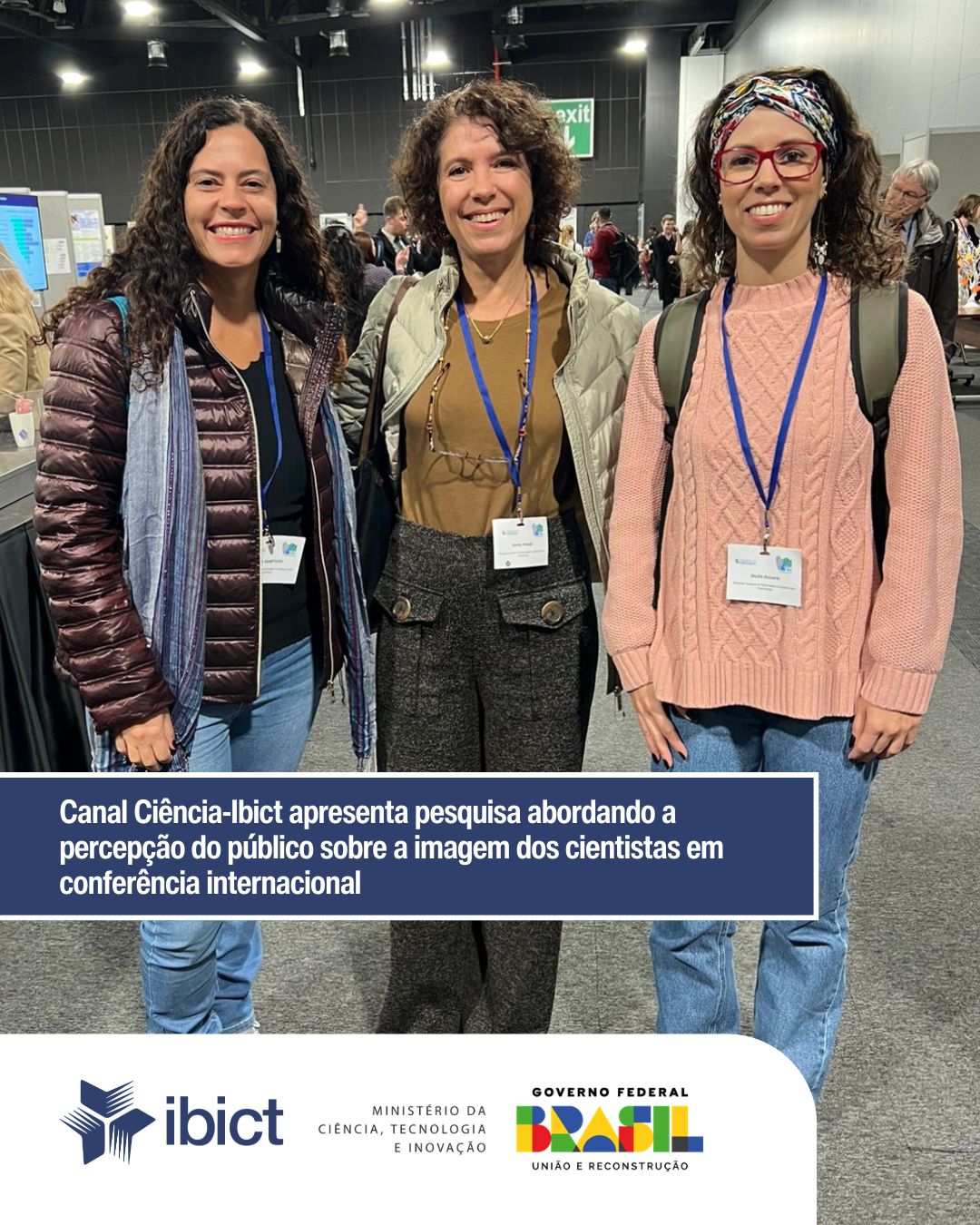 Canal Ciência-Ibict apresenta pesquisa abordando a percepção do público sobre a imagem dos cientistas em conferência internacional