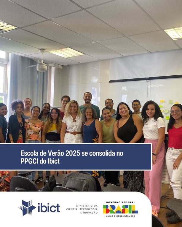 Escola de Verão 2025 se consolida no PPGCI do Ibict