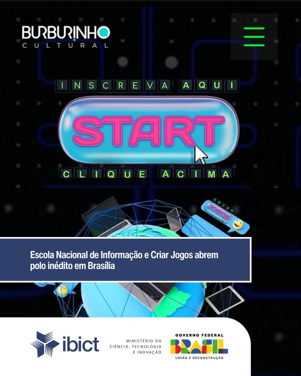 Escola Nacional de Informação e Criar Jogos abrem polo inédito em Brasília