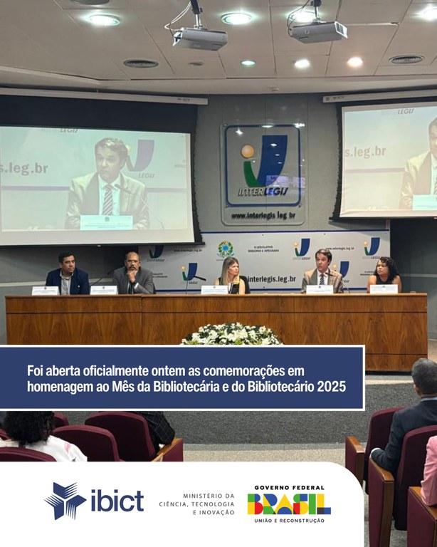 Foi aberta oficialmente ontem as comemorações em homenagem ao Mês da Bibliotecária e do Bibliotecário 2025