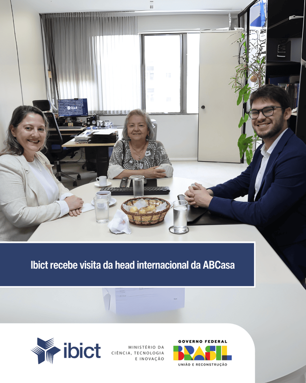 IMG - Ibict recebe visita da vice -presidente de relações internacionais da ABCasa