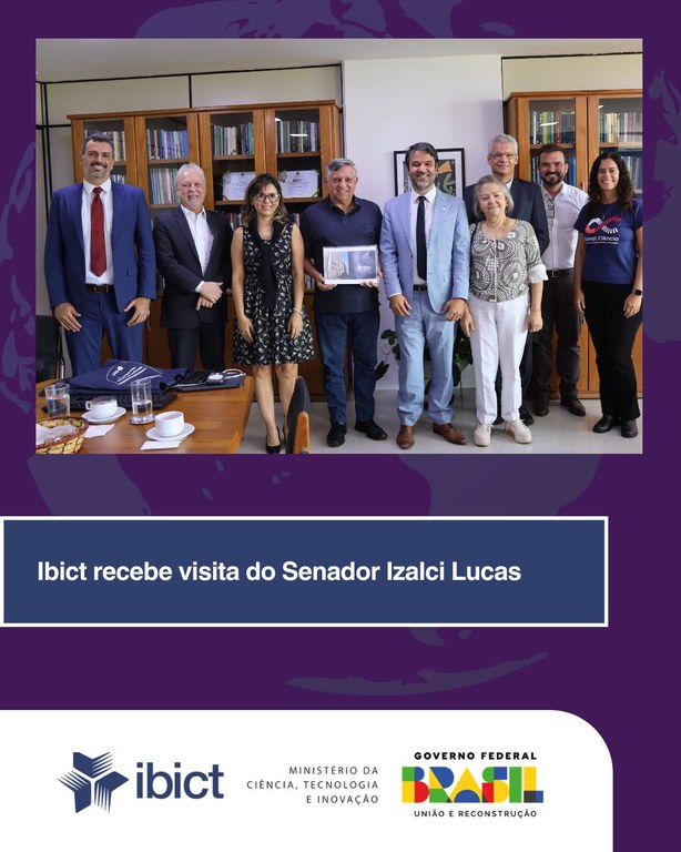Ibict recebe visita do Senador Izalci Lucas