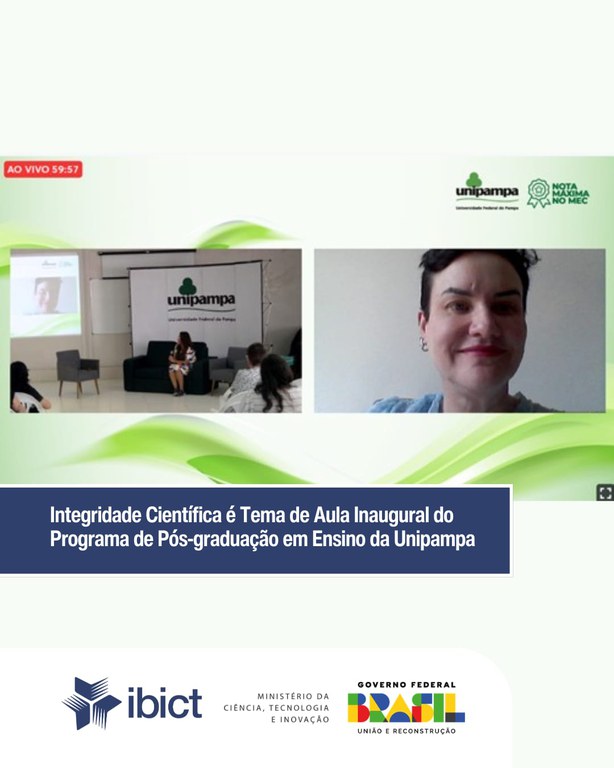 Integridade Científica é Tema de Aula Inaugural do Programa de Pós-graduação em Ensino da Unipampa