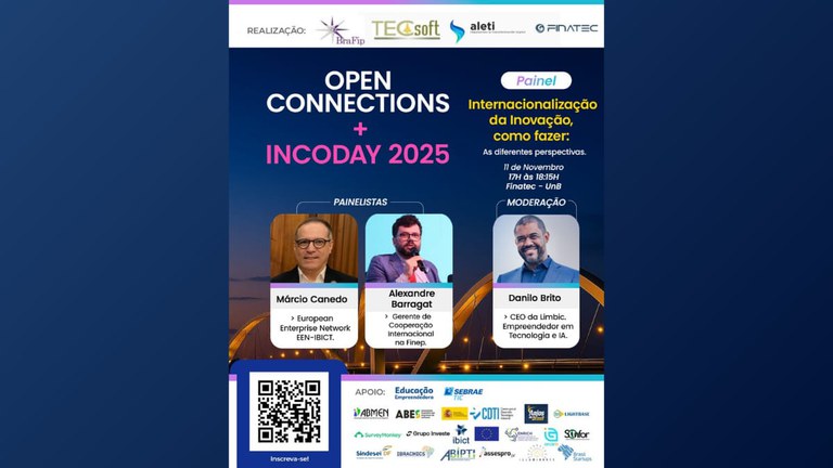 IMG -  Pesquisador do Ibict é um dos palestrantes do Open Connections + InCoDay 2025
