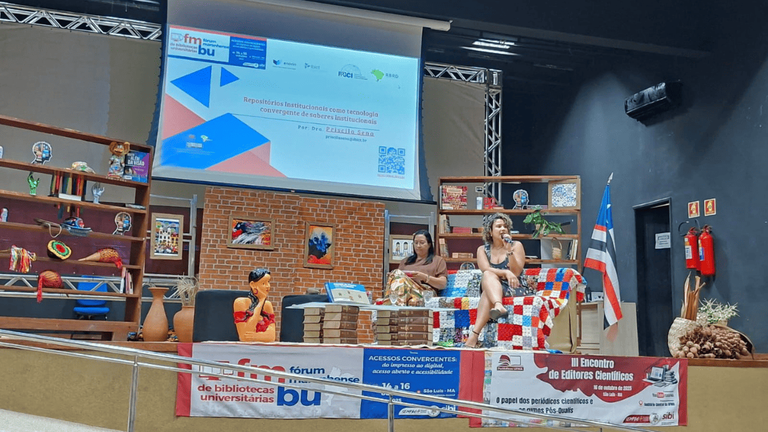 IMG- Ibict participa do Fórum Maranhense de Bibliotecas Universitárias com palestra sobre repositórios institucionais como tecnologia convergente