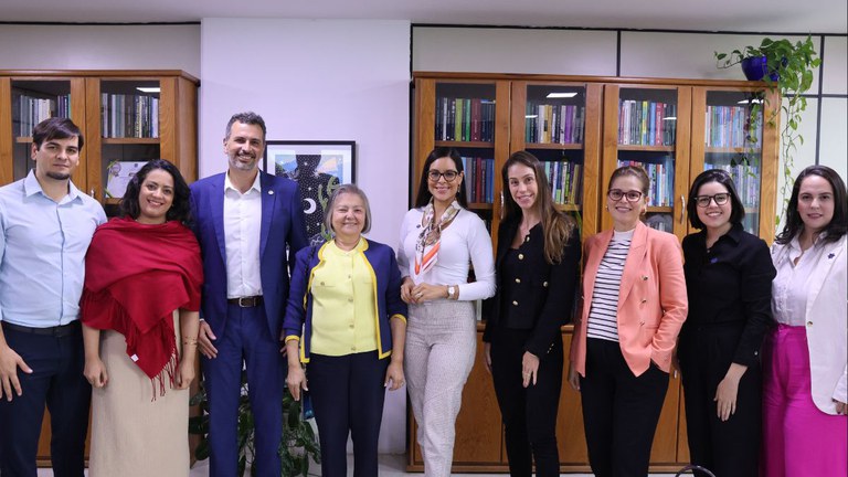 Ibict recebe visita da primeira-dama do Distrito Federal, Mayara Noronha Rocha