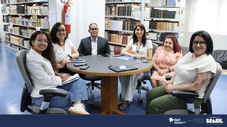 IMG-  Ibict e Conselho Federal de Biblioteconomia avançam em cooperação técnica