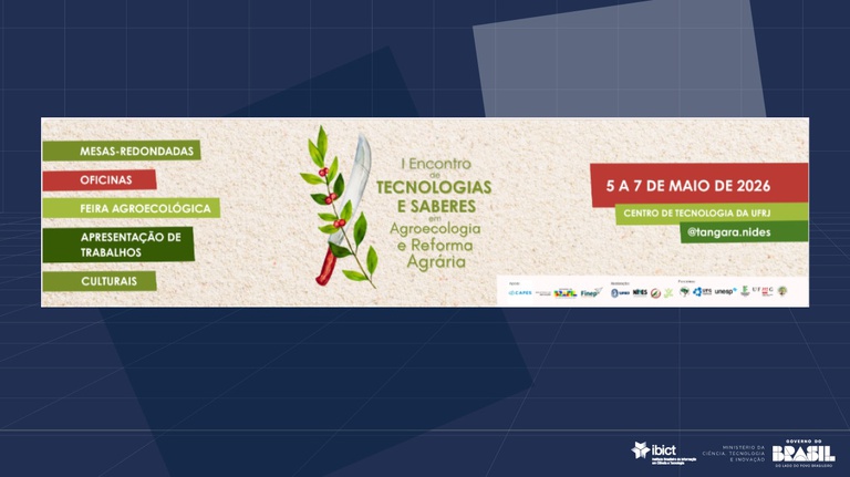 Ibict participará de encontro sobre agroecologia e reforma agrária na UFRJ
