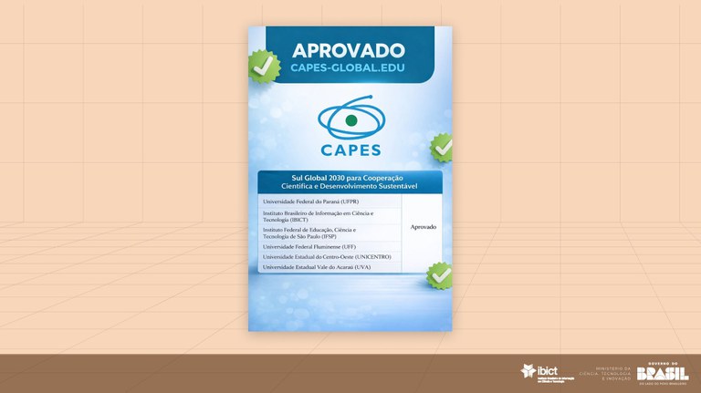 PPGCI-Ibict integra rede internacional aprovada no edital Capes Global