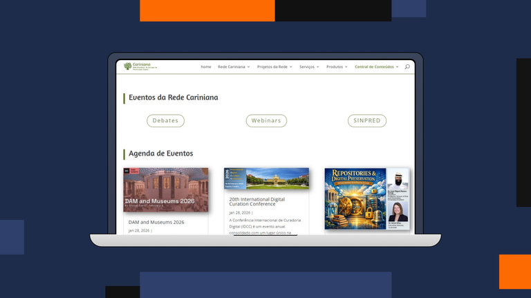 Rede Cariniana do Ibict divulga agenda de eventos de Preservação Digital para 2026