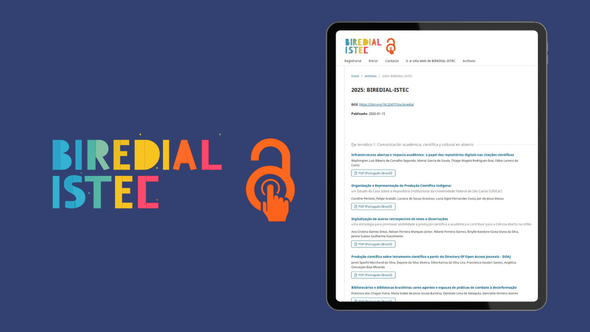 IMG-  Anais da 14ª Conferência Internacional BIREDIAL-ISTEC já estão disponíveis