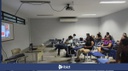 Tecnologista Arthur Ferreira Campos apresentou a atuação do Ibict na Ciência da Informação, com destaque para a sustentabilidade, a Arquitetura da Informação e as possibilidades de atuação profissional de arquivistas, durante palestra para estudantes da Universidade Estadual da Paraíba.