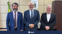 Os representantes do Ibict apresentaram uma série de projetos e iniciativas da instituição que podem contribuir para o fortalecimento das relações institucionais