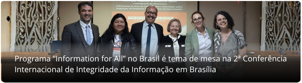 Programa “Information for All” no Brasil