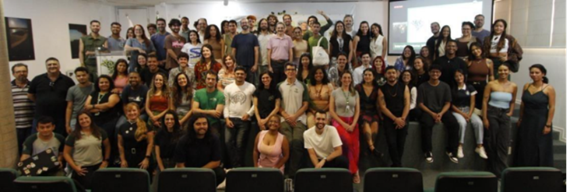 Figura 18. Foto tirada no terceiro dia de realização do XVI Seminário de Pesquisa e XVII Encontro de Iniciação do ICMBio com orientadores e alunos do PIBIC-ICMBio
