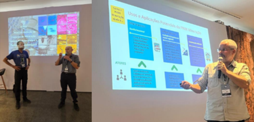 Figura 7. Apresentação do PRIM Mineração durante o 19° Congresso Internacional de Espeleologia