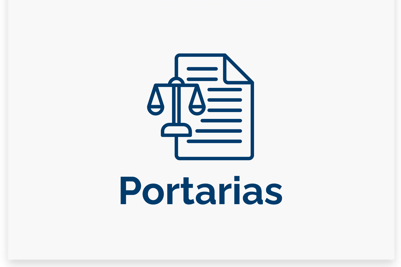 Portarias