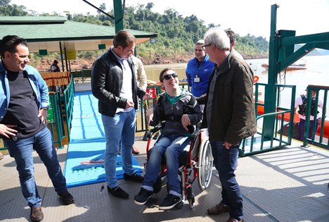 Acessibilidade para PC deficiência/limitação de mobilidade no Parque Nacional do Iguaçu