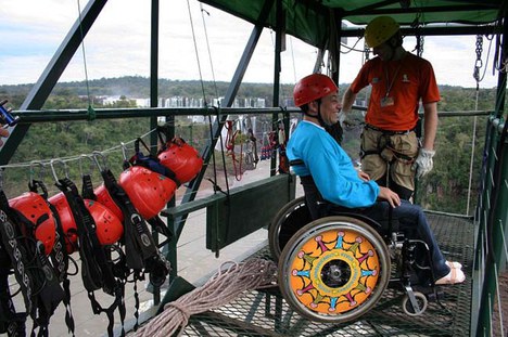 Acessibilidade para PC deficiência/limitação de mobilidade no Parque Nacional do Iguaçu