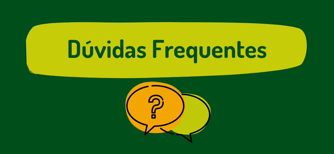 Card direcionando para página "Dúvidas Frequentes"