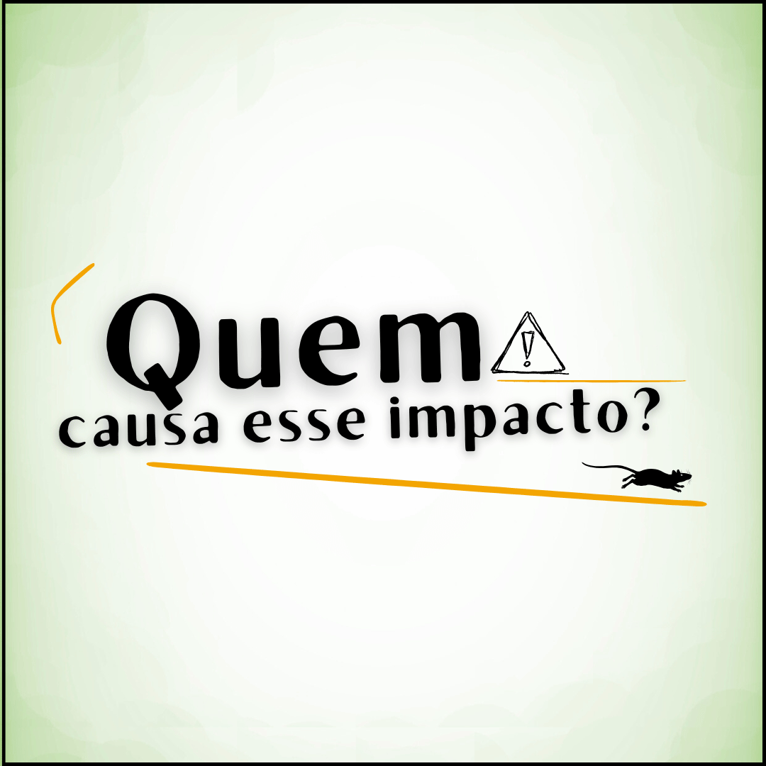 Card indicando jogo "Quem causa esse impacto?"