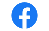 Logo da rede social Facebook