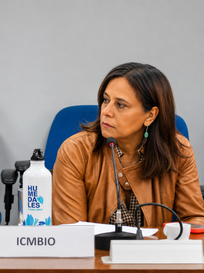 Suelma Ribeiro é a representante do CBC no Comitê Nacional de Zonas Úmidas.