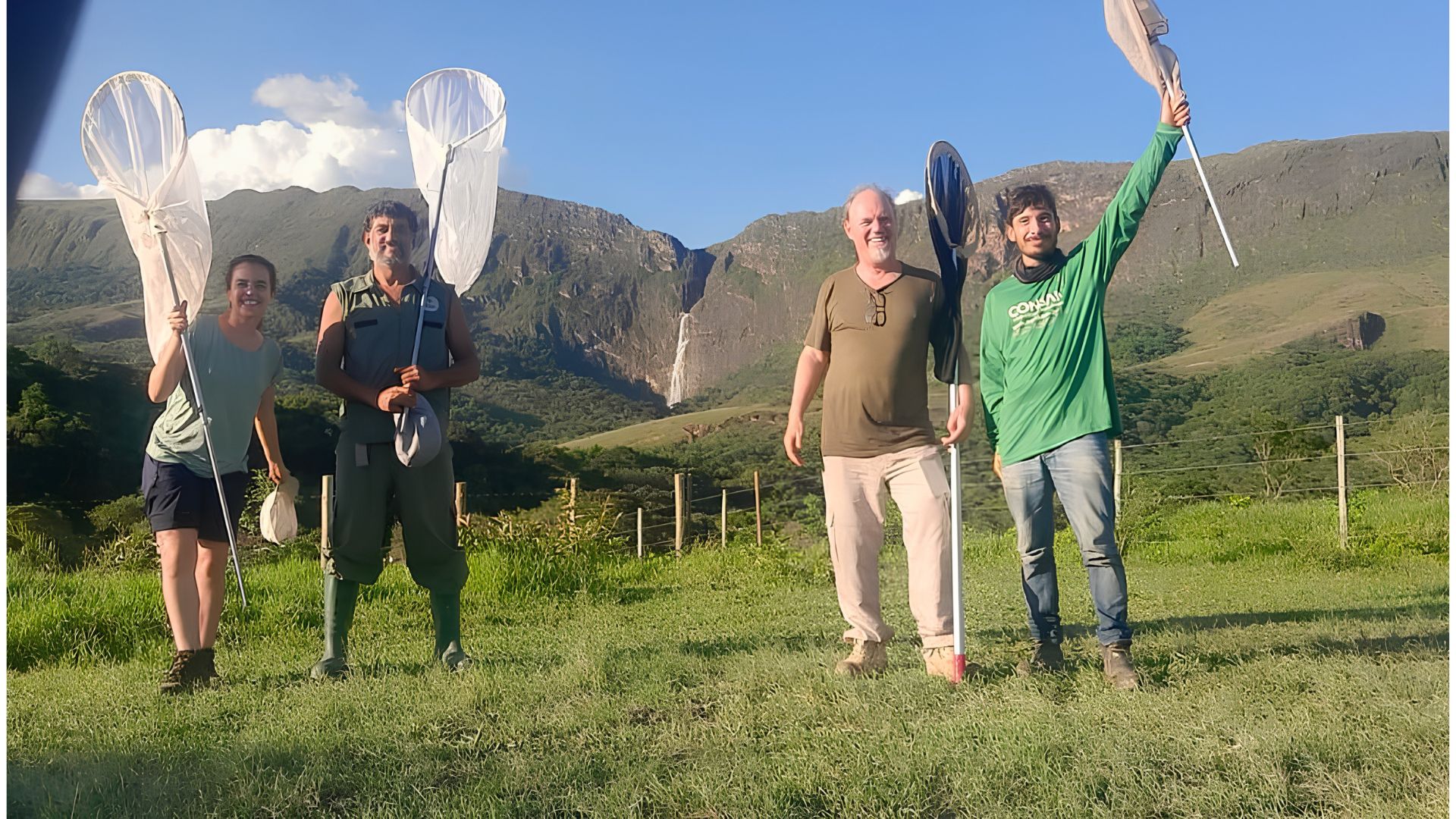 Equipe do CBC na Serra da Canastra.