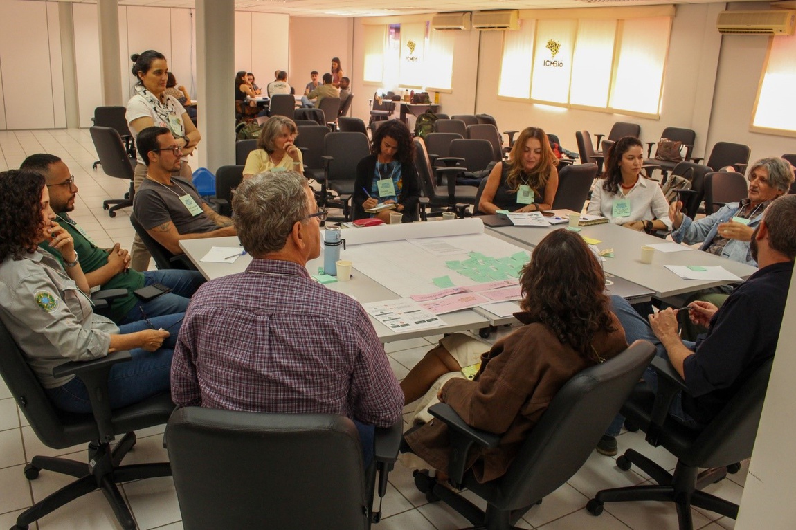 Resultados das discussões irão guiar políticas sobre refaunação no ICMBio. Foto: Luiza Tedesque.