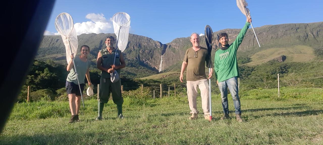 Equipe do CBC na Serra da Canastra.