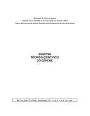 Boletim Técnico-científico do CEPENE/ICMBio No 16.