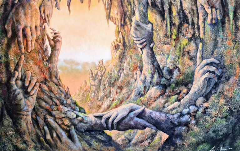 Obra Pilares do Tempo de Luiz de Souza