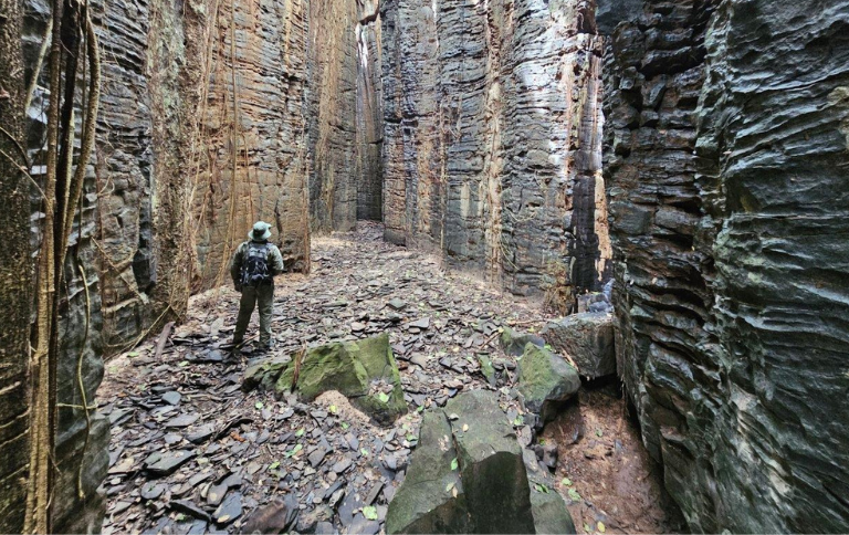 Mapeamento de dolinas - Foto: Cristiano Ferreira