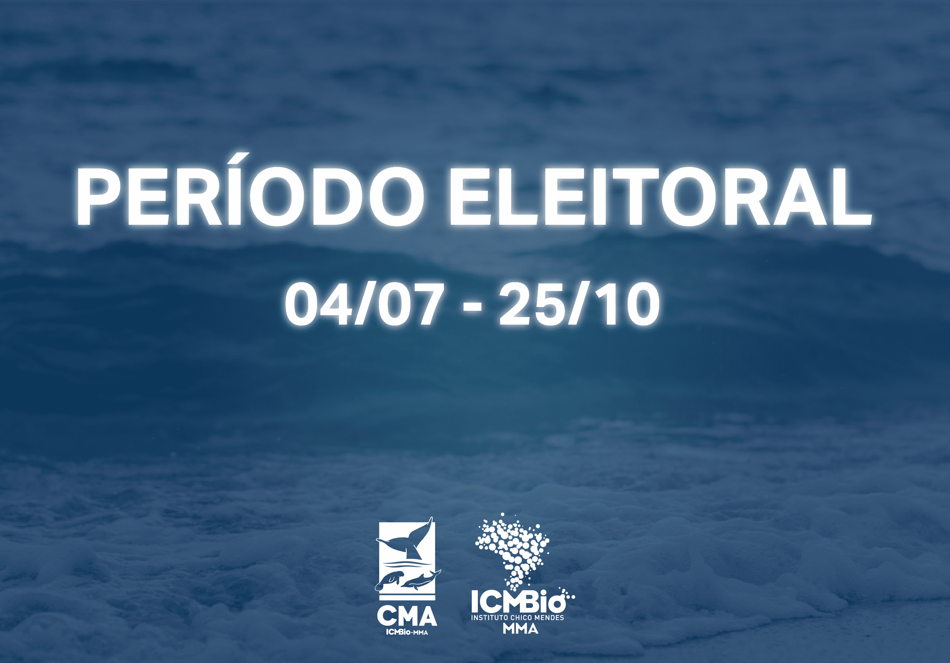 Sobre o CMA  O Centro Pesquisa e Conservação de Mamíferos Aquáticos - CMA/ICMBio é um dos 14 Centros Nacionais de Pesquisa e Conservação do Instituto Chico Mendes de Conservação da Biodiversidade (ICMBio), autarquia federal vinculada ao Ministério do Meio Ambiente (MMA)  tem como missão promover ações para conservação dos mamíferos aquáticos, bem como dos ambientes dos quais estes dependem.