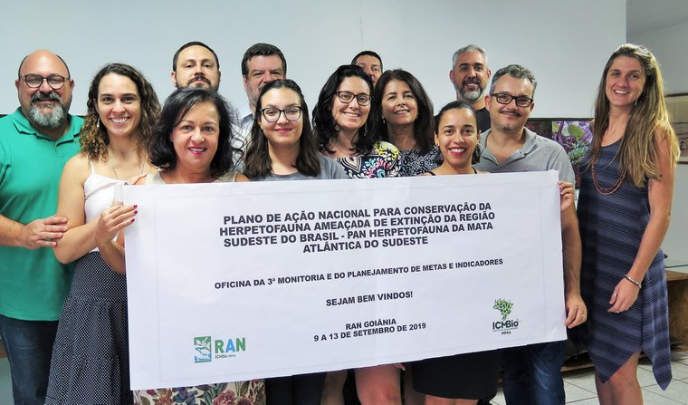 Parte da equipe do RAN em oficina de monitoria.