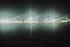 Irradiação luminosa dos postes, que desorienta os filhotes da espécie Lepidochelys olivacea que nascem em Pirambu-SE.