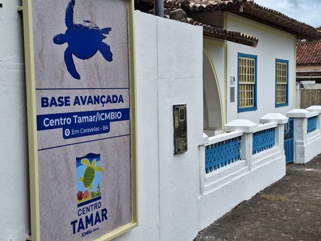 Base Avançada do Centro TAMAR/ICMBio em Caravelas/BA.