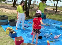 Centro TAMAR/ICMBio em Guriri celebra Dia das Crianças