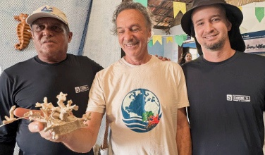 Visita técnica a PROMAR para conhecer trabalho desenvolvido com os corais.